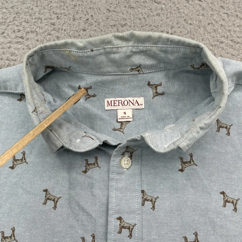 Ralph Lauren Denim & Flower Shirt Mens Lot 2 Small Casual Office Preppy Academia